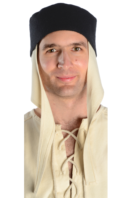 mittelalter kappe und haube
