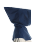Mittelalter Kapuze Elegast in Blau Seitenansicht 2