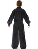 Mittelalter Hose Jovelin in Schwarz Rückansicht