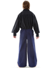 Mittelalter Hose Jovelin in Blau Rückansicht