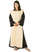 Mittelalter Skapulier Brünhild in Beige Frontansicht