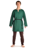 Mittelalter Tunika Hagen mittel in Grün Frontansicht