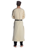 Mittelalter Tunika Siegfried lang in Beige Rückansicht
