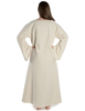 Mittelalter Kleid Sigune in Beige Rückansicht