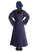 Mittelalter Kleid Sigune in Blau Rückansicht