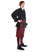 Mittelalter Rüschenhemd Isenhart in Schwarz Seitenansicht 3