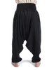 Mittelalter Hose Tantris in Schwarz Rückansicht