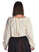 Mittelalter Bluse Gotelinde in Beige Rückansicht