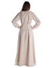 Mittelalter Bluse Gotelinde in Beige Rückansicht 2