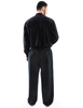 Mittelalter Hose Kurvenal in Schwarz Rückansicht