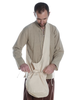 Mittelalter Tasche Irmenfried in Beige Frontansicht 3