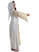 Mittelalter Kinderkleid Obilot in Beige-Weiß Seitenansicht