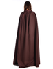Mittelalter Umhang Arabin in Braun Rückansicht
