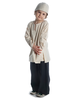 Mittelalter Kindertunika Eliant in Beige Seitenansicht 2