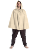 Mittelalter Umhang Grine in Beige Frontansicht