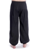 Mittelalter Hose Tristan in Schwarz Rückansicht 4
