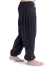 Mittelalter Hose Tristan in Schwarz Seitenansicht 4