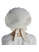 Mittelalter Haube Arnive in Beige Rückansicht