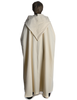 Mittelalter Umhang Hildegrim in Beige Rückansicht
