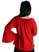 Mittelalter Bluse Ute in Rot Rückansicht