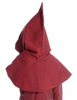 Mittelalter Kinderkapuze Liadarz in Rot Rückansicht