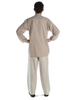 Mittelalter Hose Gurmun in Beige Rückansicht 2