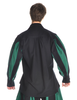 Landsknecht Schnürhemd Titurel in Schwarz-Grün Rückansicht