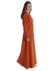 Mittelalter Cotte Meliur in Orange Seitenansicht