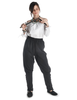 Mittelalter Bluse Swanwhit in Weiß Frontansicht 5