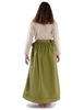 Mittelalter Schürze Widga in Hellgrün Rückansicht