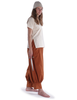 Wikinger Hose Eydis in Orange Seitenansicht 3