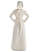 Mittelalter Kleid Hildegunde in Beige Rückansicht