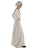 Mittelalter Kleid Hildegunde in Beige Seitenansicht