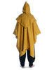 Wikinger Skjoldehamn-Kapuze Limme in Gelb Rückansicht