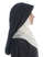 Mittelalter Velan Hildegard in Beige-Schwarz Seitenansicht 2