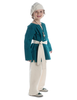 Mittelalter Gürtel Buri in Beige Seitenansicht 3