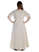 Mittelalter Kleid Hrist in Beige Rückansicht