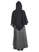 Mittelalter Cape Herat in Schwarz Rückansicht 2