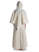Mittelalter Cape Herat in Beige Rückansicht