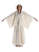 Mittelalter Cape Herat in Beige Frontansicht 2