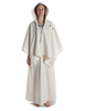 Mittelalter Cape Herat in Beige Frontansicht 3