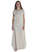 Mittelalter Kleid Peronella in Beige Frontansicht
