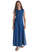 Mittelalter Kleid Peronella in MISSING: royalblue-lightblue Frontansicht