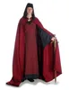 Mittelalter Umhang Lorenza in Rot Frontansicht 2