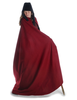 Wikinger Umhang Lara in Rot Seitenansicht