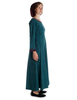 Mittelalter Kleid Lauretta in Grün Seitenansicht