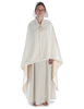 Wikinger Umhang Kristin in Beige Frontansicht