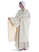 Wikinger Umhang Kristin in Beige Frontansicht 2