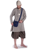 Mittelalter Tasche Vidga in Blau Frontansicht 4