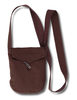 Mittelalter Tasche Vidga in Braun Frontansicht 2